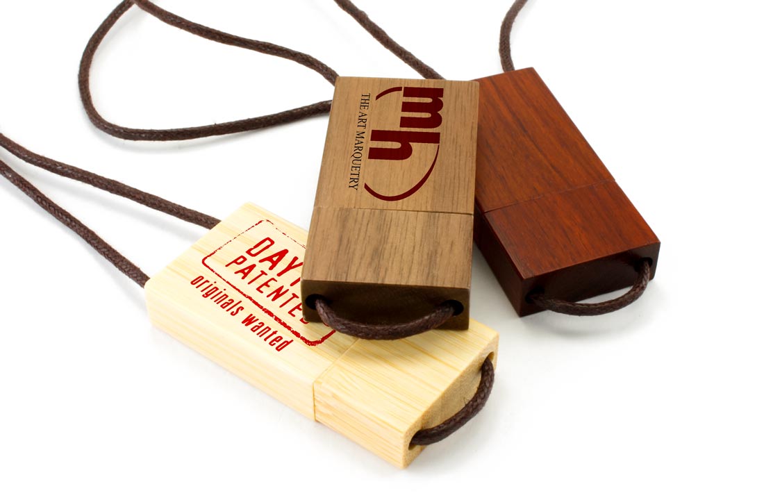 Wooden Rope USB Flash Drive
