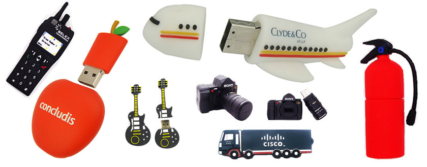 Totally Custom Shape Flash Drives